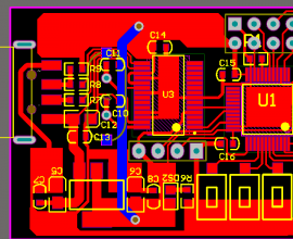 2OӋ 2.4GĴڽPL2303+1117B+STM32F103C8T6+USBԭD+PCBļ